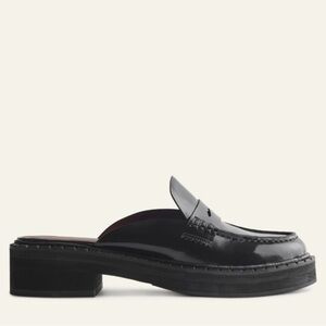 Reformation Angie Loafer Mules - Black
